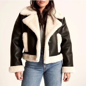 Abercrombie & Fitch Shearling Jacket